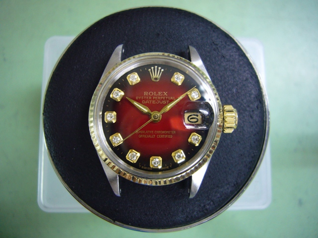 ロレックスオイスターパーペチュアルデイト6517文字盤交換後 ロレックスやオメガなどの時計修理専門 株式会社コンプリート