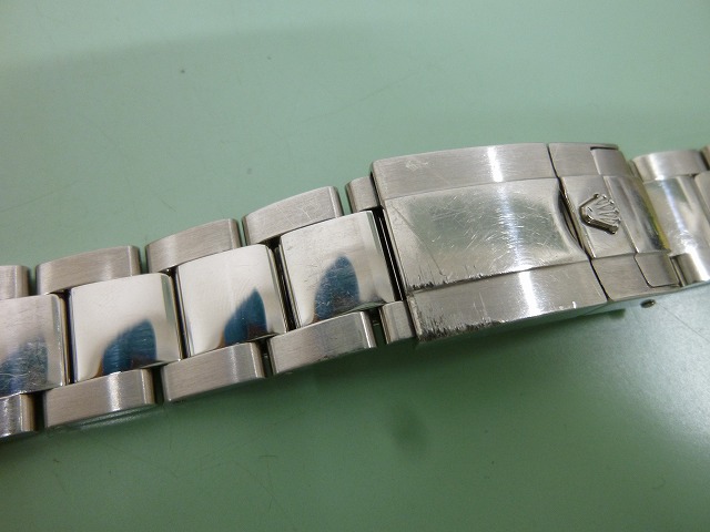 Rolex bracelet 78490 before polishing